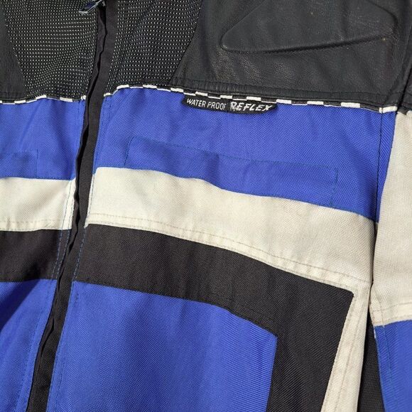 Nexgen Motorcycle Jacket Mens Large Cordura Thinsulate Leather Padded Waterproof - Picture 6 of 15